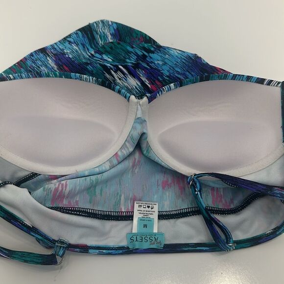 Spanx Love Your Assets Ruched Tankini Swim Top Size Medium - Picture 6 of 7